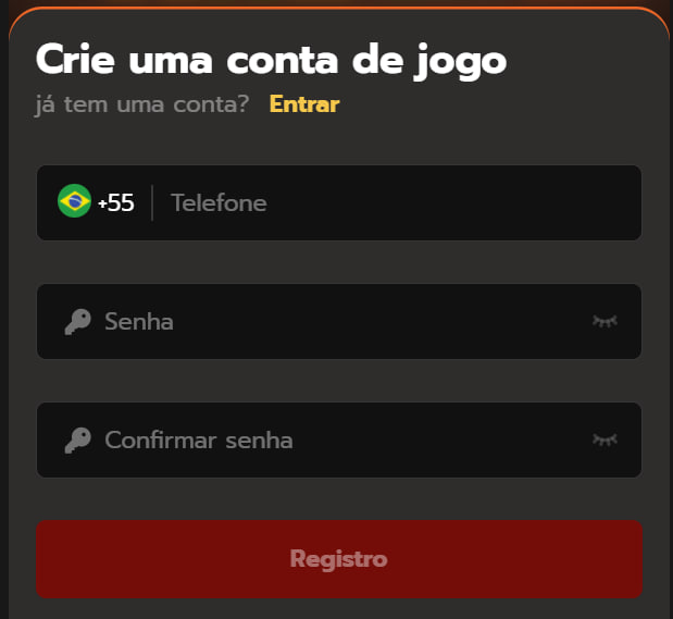 Formulário de Registro 679WIN